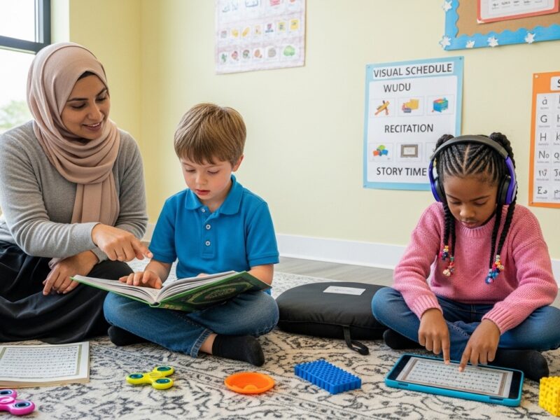 Teaching Quran Autistic Children